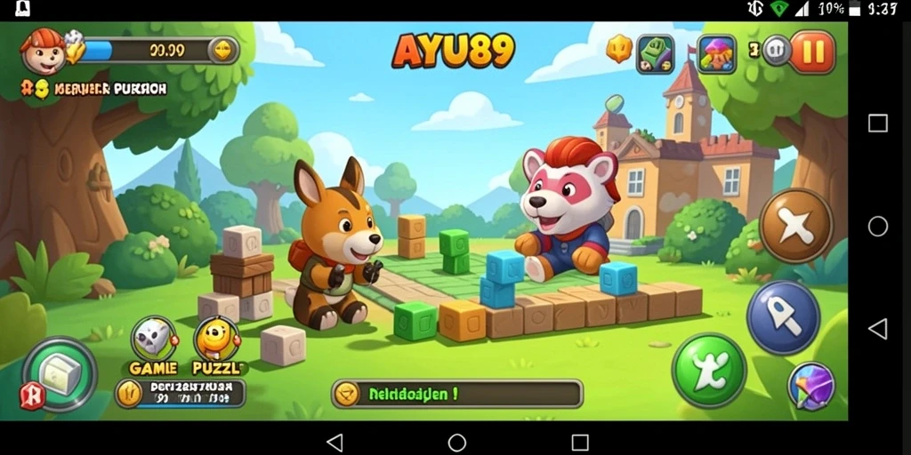 Screenshot AYU89 menampilkan gameplay Puzzle yang menarik dan seru.