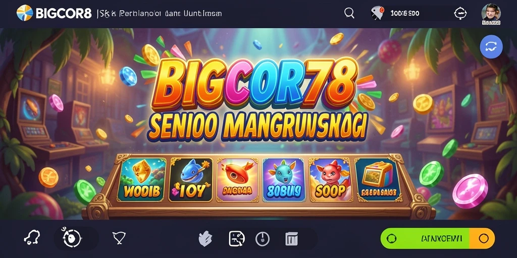 Screenshot gameplay Slot BIGCOR78 yang penuh aksi dan keseruan.