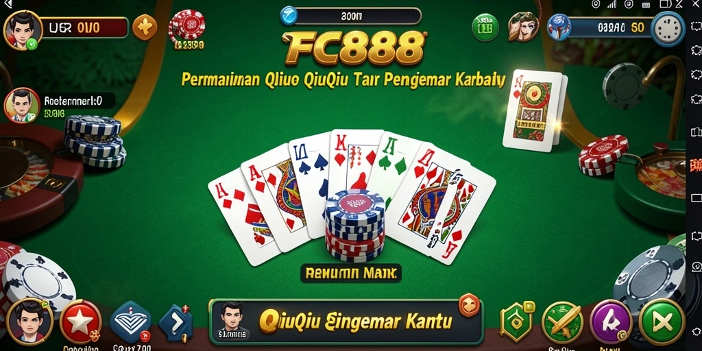 Tangkapan layar utama dari gameplay QiuQiu yang mengasyikkan.