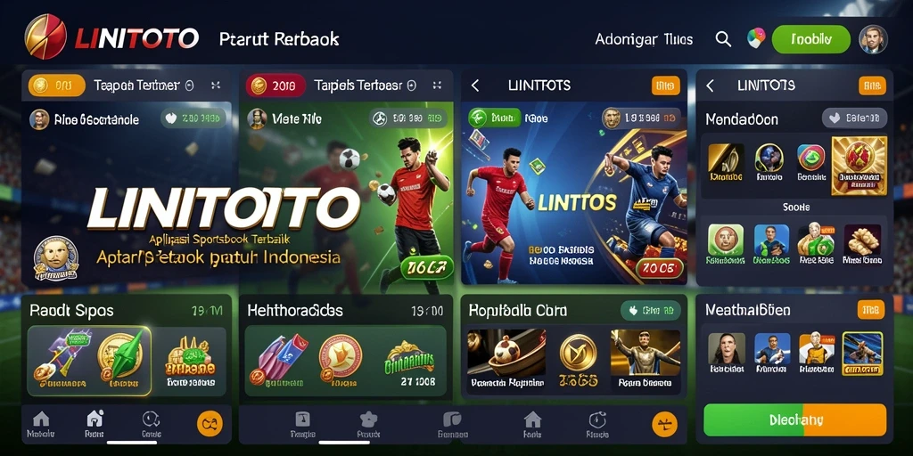Tampilan gameplay menarik dari aplikasi Sportsbook LINITOTO.