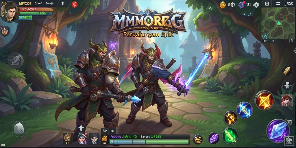 Gameplay seru dan imersif di MPO303 dengan dunia MMORPG yang luas.
