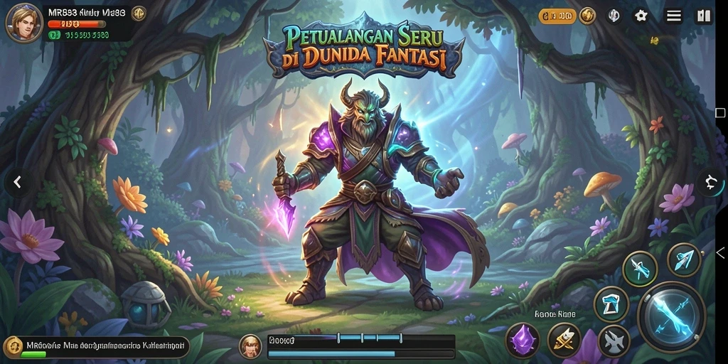 Tampilan menarik gameplay MR888 dalam petualangan seru.