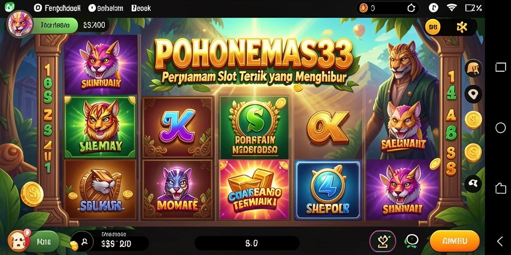 Tampilan gameplay yang seru dan menghibur di POHONEMAS33.