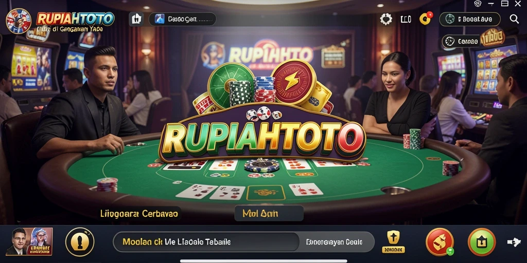 Gameplay Live Casino yang mendebarkan di RUPIAHTOTO.